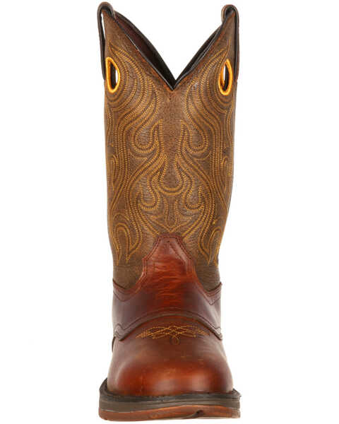 Durango Rebel Men's Brown Saddle Western Boots - Round Toe, Brown, hi-res