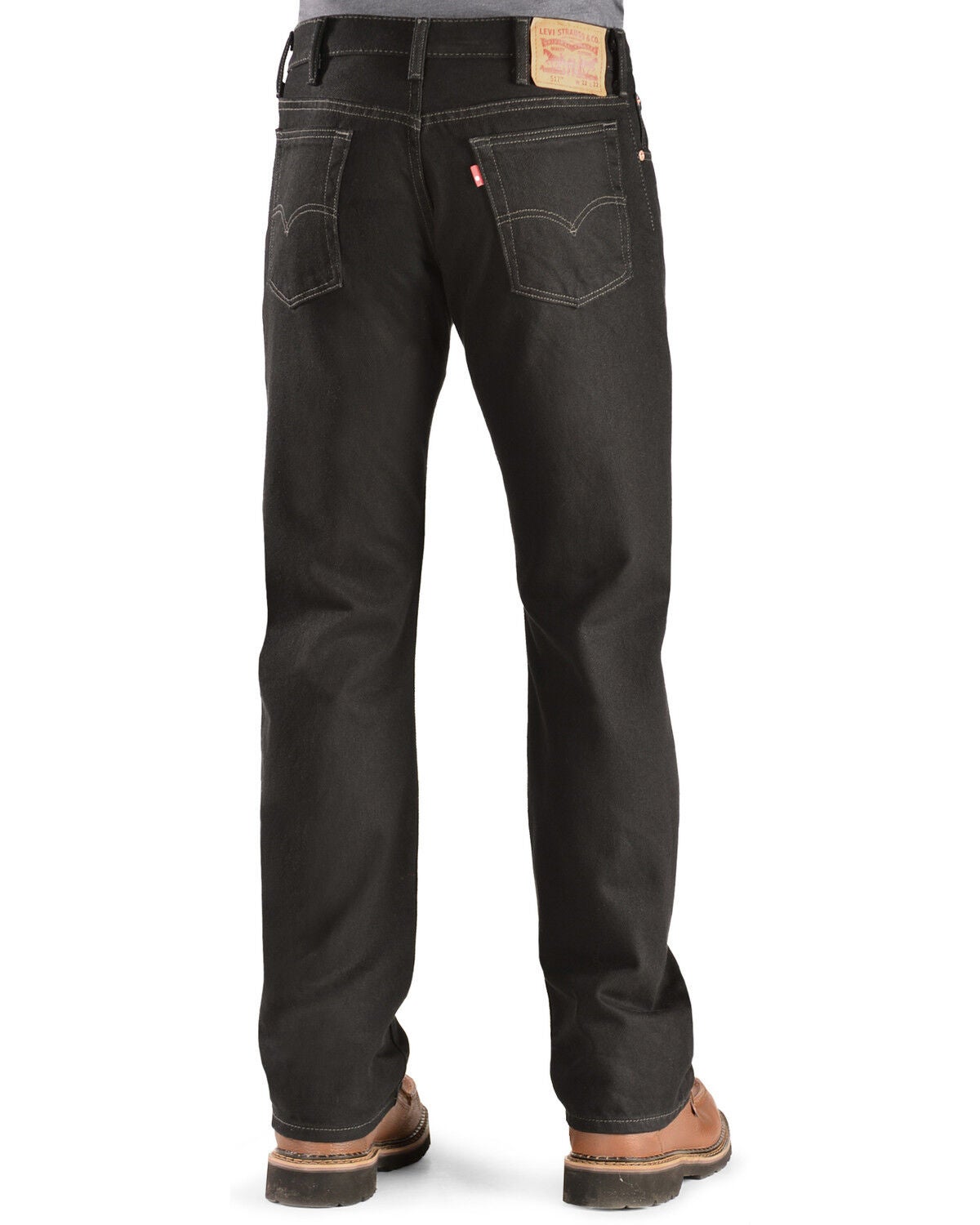 Levi's Men's 517 Prewashed Low Slim Bootcut Jeans, Black, hi-res