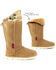 Image #5 - Superlamb Women's Mongol Foldable Cuff Pull On Casual Boots - Round Toe, Tan, hi-res