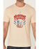 Image #3 - Moonshine Spirit Men's Guitar USA Graphic Short Sleeve T-Shirt, White, hi-res