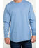 Image #4 - Hawx Men's FR Logo Long Sleeve Work T-Shirt - Big & Tall, Blue, hi-res