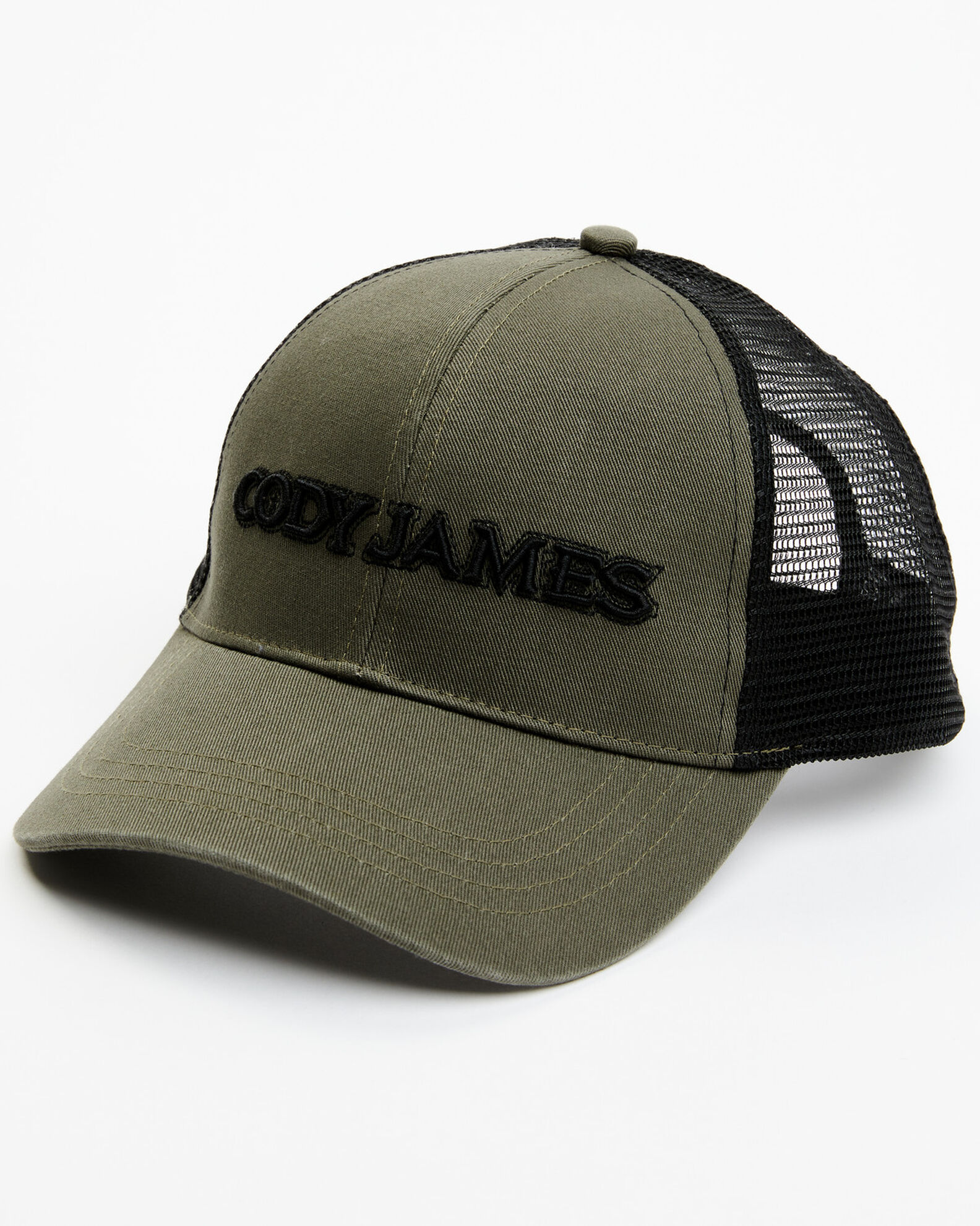 Image #1 - Cody James Men's Logo Ball Cap, Olive, hi-res