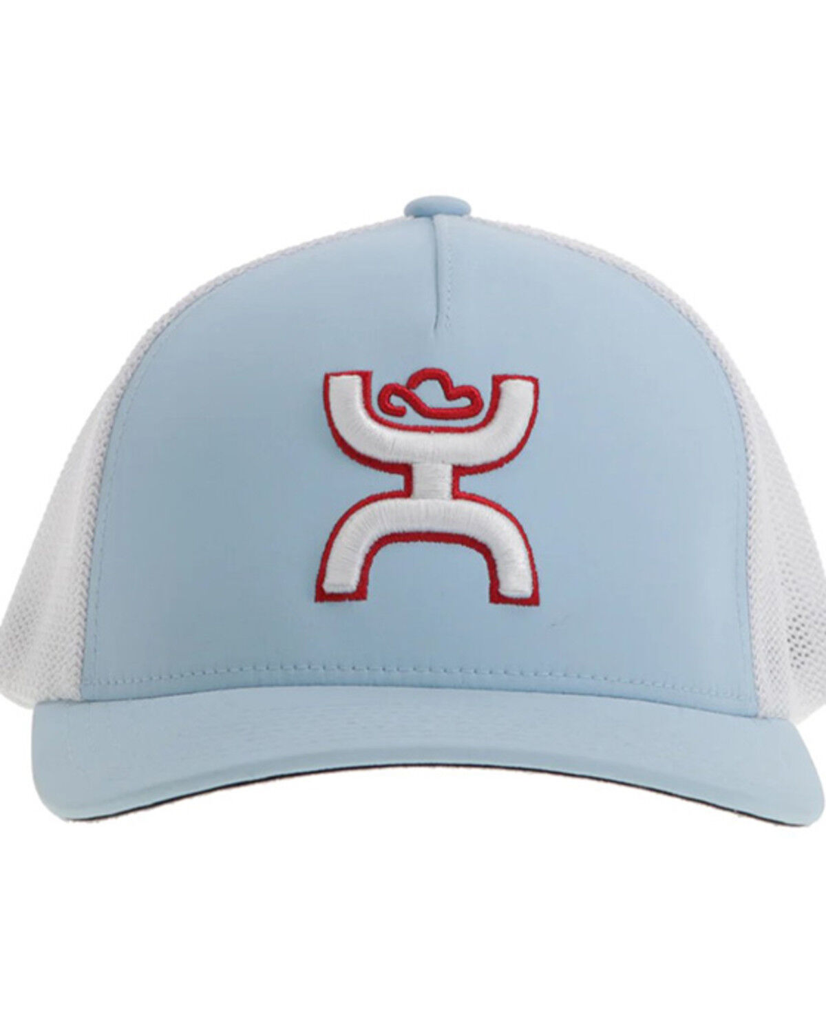 Image #3 - Hooey Men's Coach Trucker Cap, Light Blue, hi-res