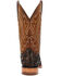 Image #5 - Durango Men's Exotic Pirarucu Skin Western Boots - Broad Square Toe, Dark Brown, hi-res