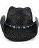 Image #2 - Shyanne Women's Alabama Straw Cowboy Hat, Black, hi-res