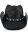 Shyanne Women's Alabama Straw Hat, Black, hi-res