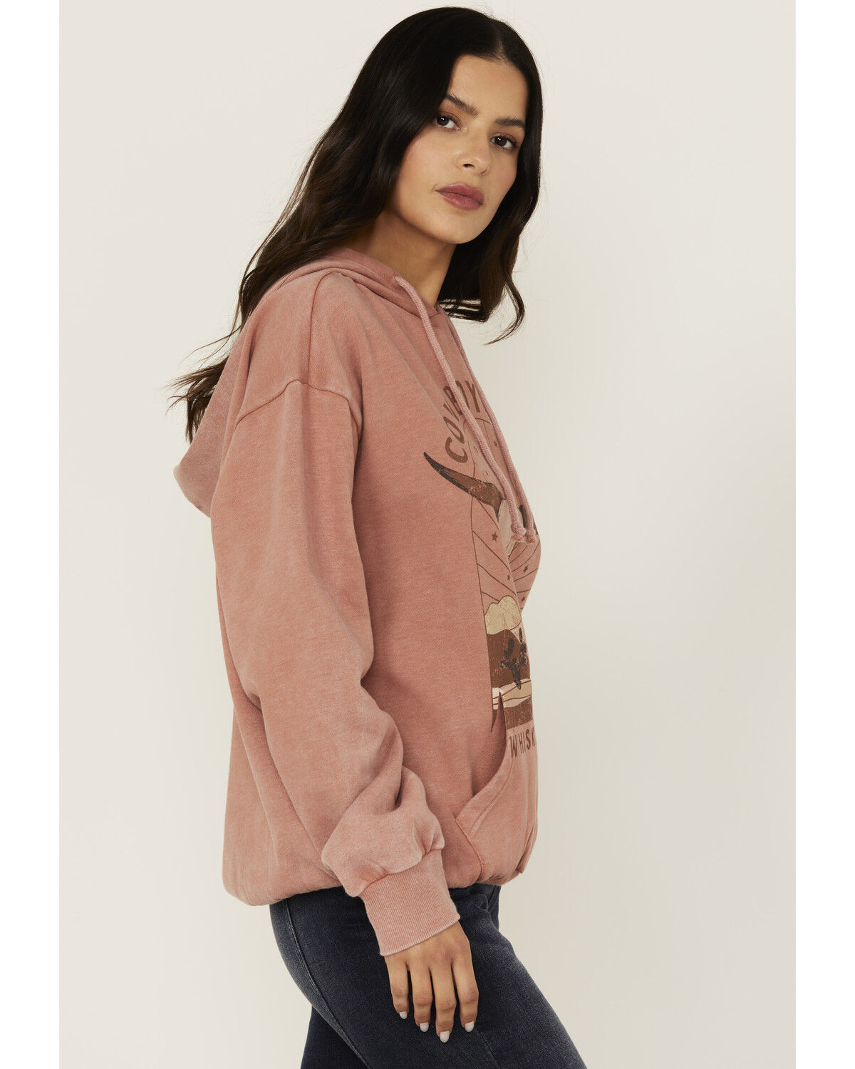 Image #2 - Youth in Revolt Women's Cowboy Days Graphic Hoodie, Rust, hi-res