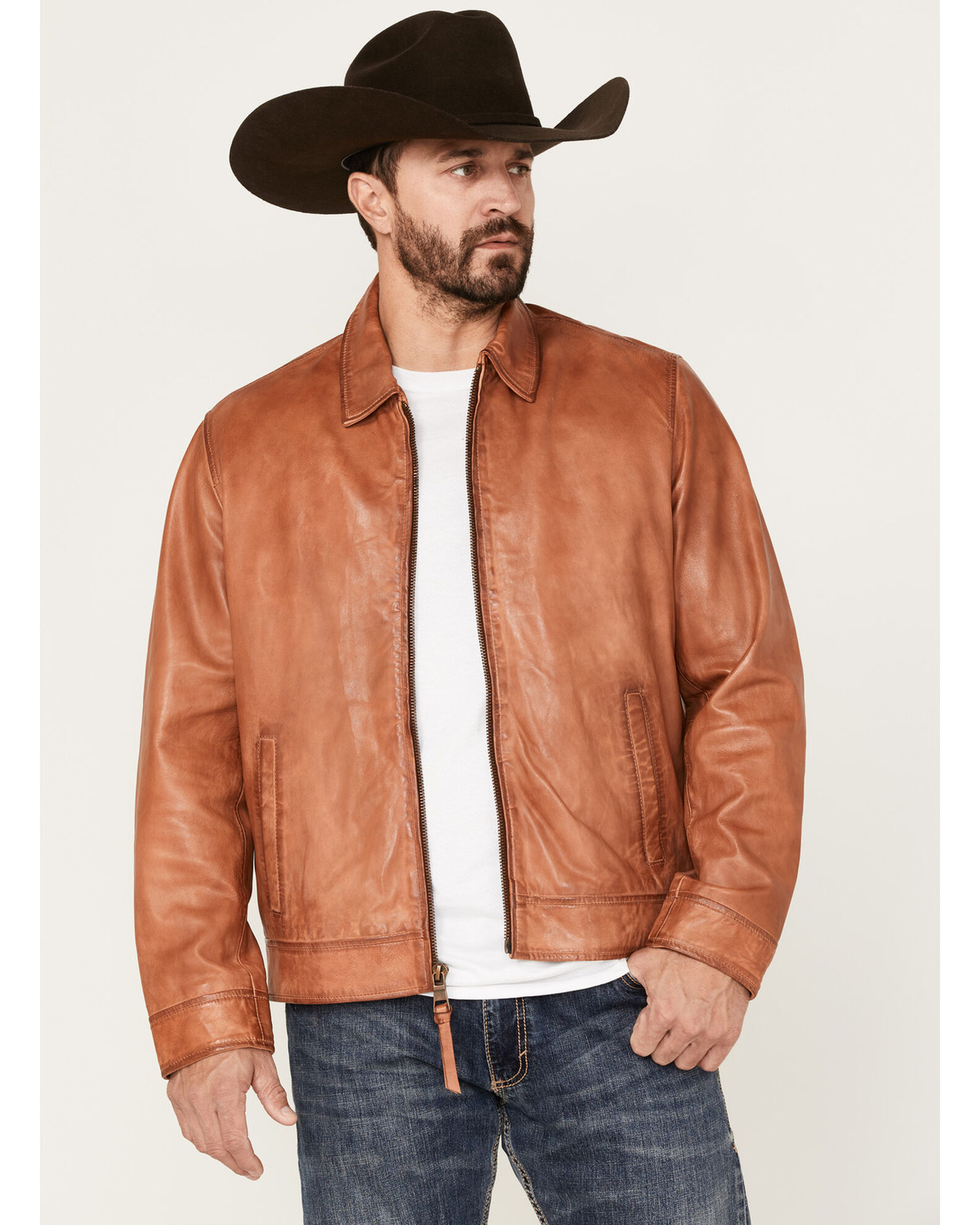 Sheplers mens leather jackets clearance