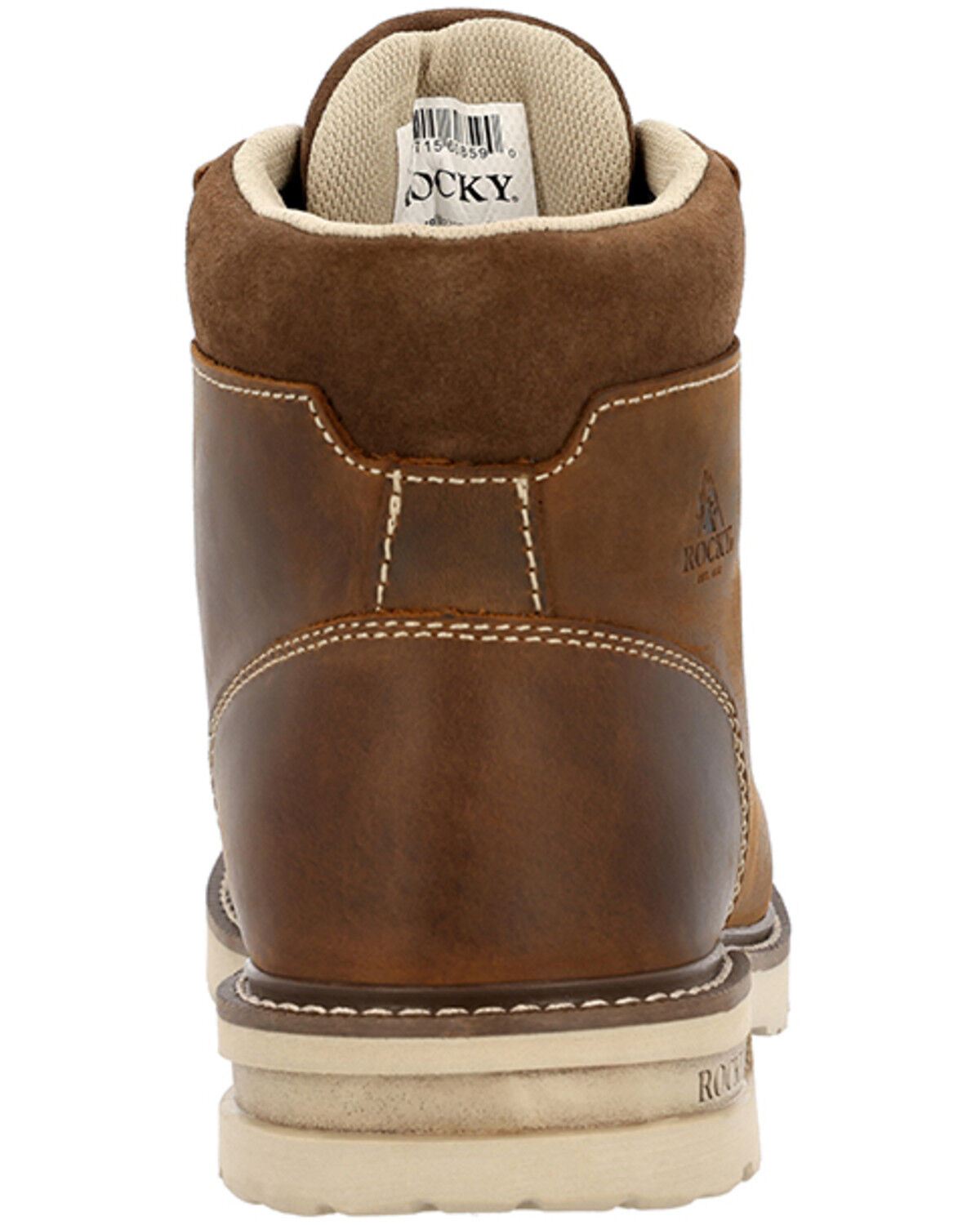 Image #5 - Rocky Men's Grindstone 6" XTR Waterproof Work Boots - Soft Toe, Russett, hi-res