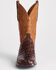 Image #3 - Lucchese Men's Hendrik Exotic Caiman Western Boots - Broad Square Toe, Chocolate, hi-res