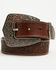 Image #1 - Shyanne Women's Floral Tooled Leather Belt, Brown, hi-res