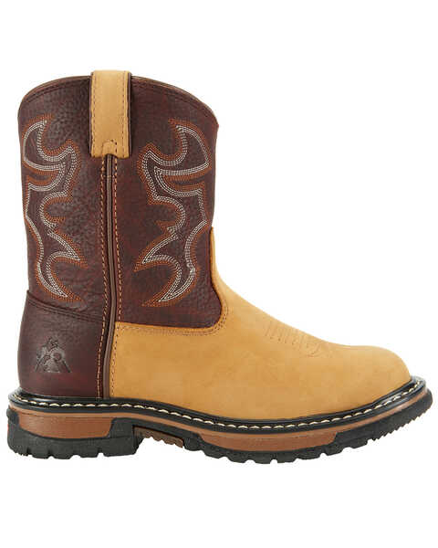 Image #2 - Rocky Boys' Branson Roper Western Boots - Round Toe, Brown, hi-res