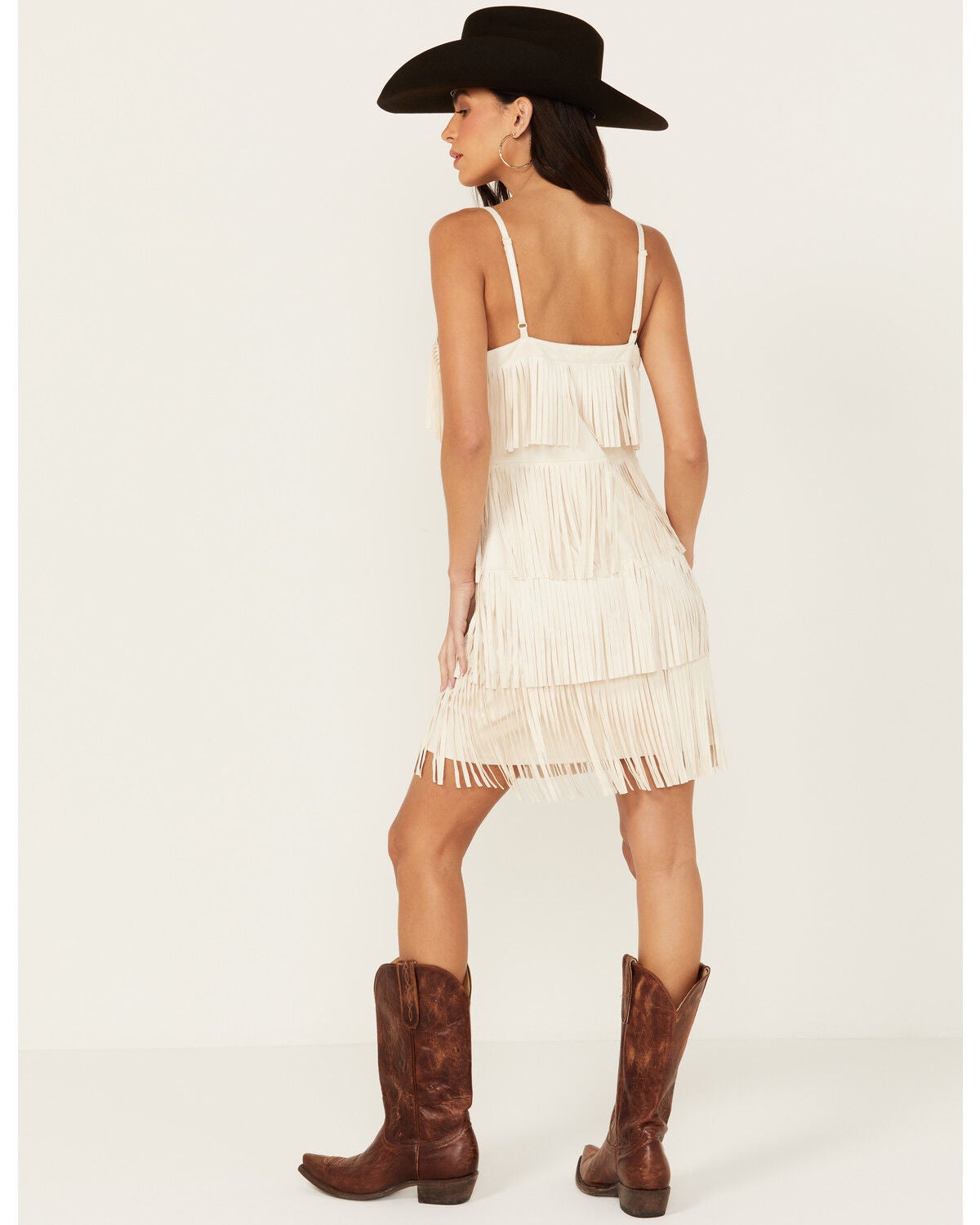 Image #6 - Idyllwind Women's Brixworth Fringe Festival Mini Dress, Off White, hi-res