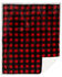 Image #2 - Carstens Home Lumberjack Plaid Sherpa Throw Blanket, Red, hi-res