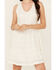 Image #3 - Shyanne Women's Embroidered Sleeveless Mini Dress, White, hi-res