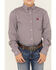 Image #3 - Cinch Boys' Print Long Sleeve Button-Down Western Shirt, Purple, hi-res