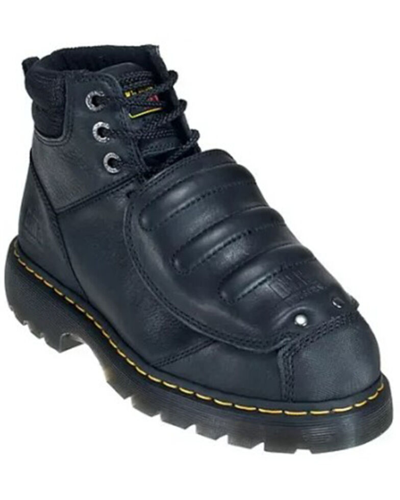 Dr Martens Men's Ironbridge Met Guard Lace-Up Safety Work Boots - Round Toe , Black, hi-res