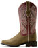 Image #2 - Ariat Women's Round Up Ruidoso Performance Western Boots - Broad Square Toe, Brown, hi-res