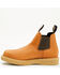 Image #3 - Georgia Boot Men's Original Wedge Chelsea Work Boots - Soft Toe, Tan, hi-res