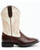 RANK 45 Boys' Austin Western Boots - Broad Square Toe, Ivory, hi-res