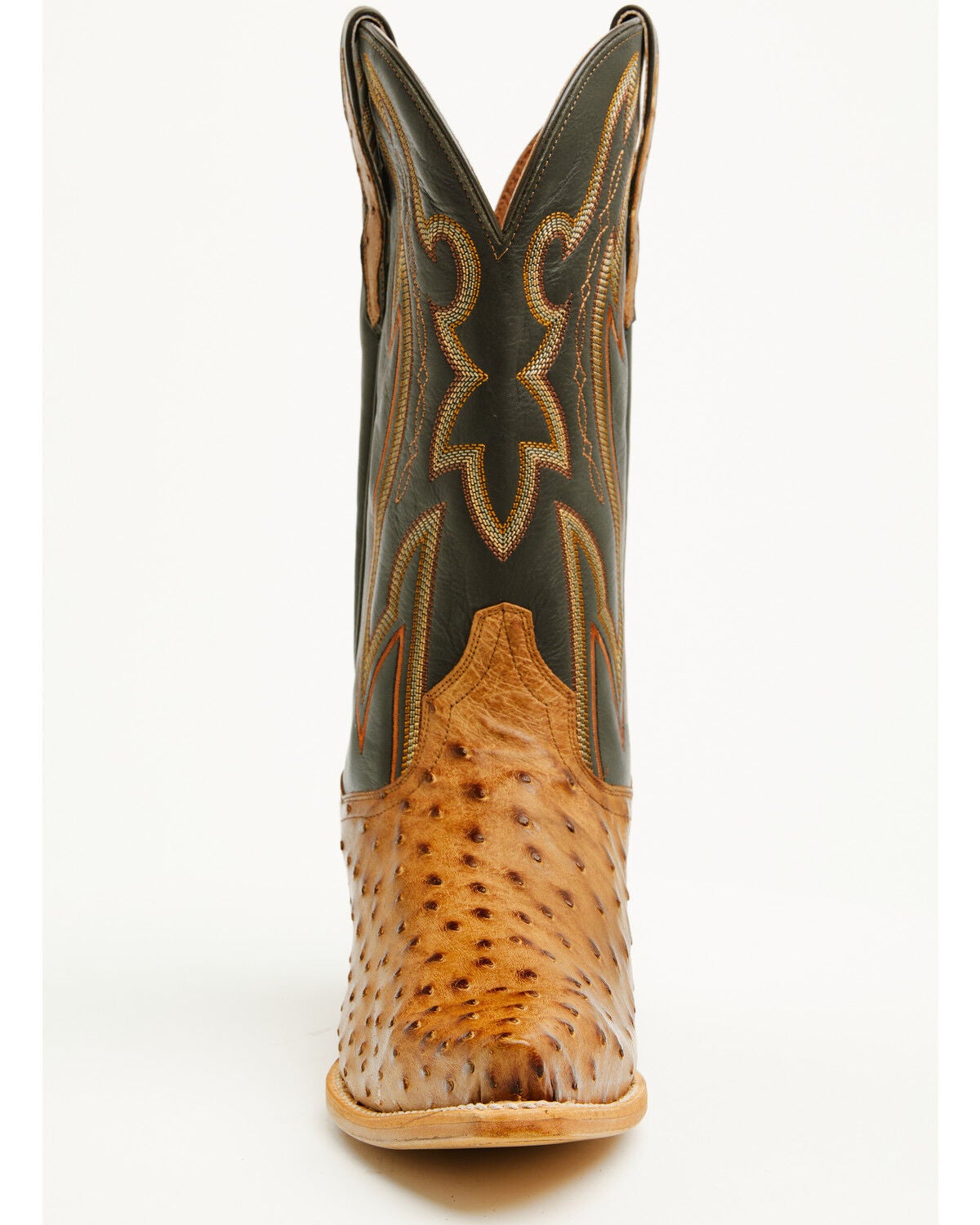 Image #4 - Dan Post Men's Grit Exotic Full Quill Ostrich Tall Western Boots - Snip Toe, Tan, hi-res