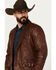 Image #2 - Moonshine Spirit Men's Leather Blazer, Cognac, hi-res