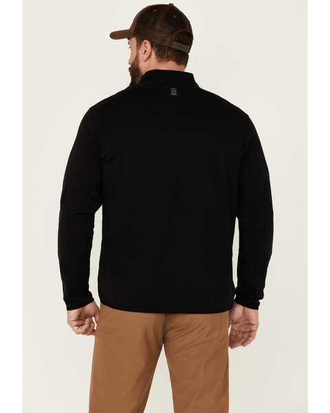 Image #4 - Wrangler ATG Men's All-Terrain Solid 1/2 Zip Performance Pullover , Black, hi-res