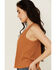 Image #2 - Cleo + Wolf Women's Cat Lace Trim Tank Top, Caramel, hi-res
