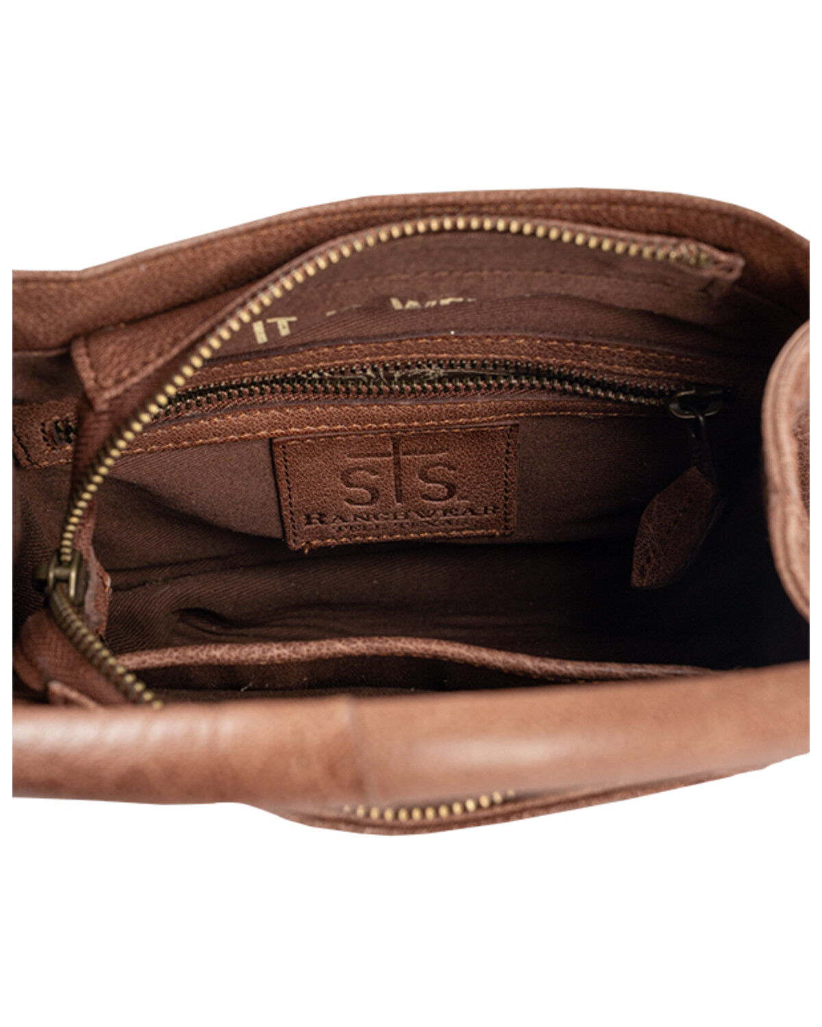 Image #3 - STS Ranchwear By Carroll Women's Indie Sugar Satchel Crossbody Bag, Brown, hi-res