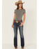 Image #1 - Ariat Women's Mid Rise Entwined Bootcut Jeans, Blue, hi-res