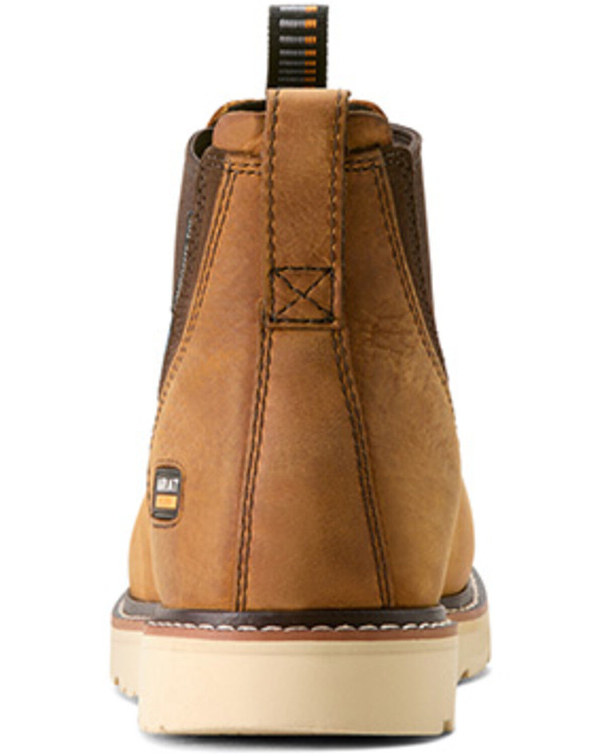 Image #3 - Ariat Women's Rebar Wedge Chelsea Waterproof Work Boots - Composite Toe, Brown, hi-res