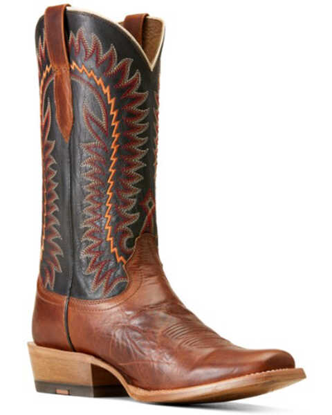 Ariat Men's Futurity Time Copper Crunch Western Boots - Square Toe, Brown, hi-res