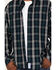 Image #3 - Resistol Men's Greeley Large Plaid Button Down Western Shirt, Navy, hi-res