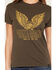 Image #3 - Troll Co Women's DHCM Grounded Short Sleeve Graphic Work Tee, Black, hi-res