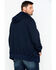 Image #2 - Carhartt Men's Zip-Front Heavyweight FR Work Jacket - Big & Tall , Navy, hi-res