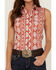 Wrangler Women's Southwestern Sleeveless Western Shirt, , hi-res