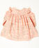 Image #3 - Wrangler Infant Girls' Printed Long Sleeve Snap Dress and Diaper Cover - 2 Piece, Pink, hi-res