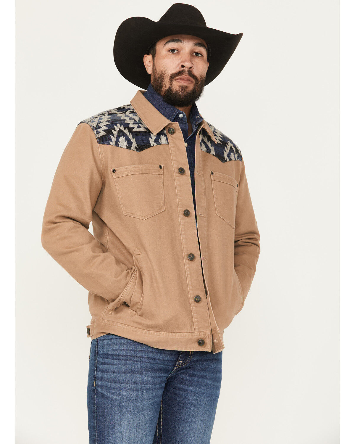 Image #2 - Cody James Men's SW Worker Unlined Jacket, Tan, hi-res