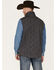 Image #4 - Cinch Men's Herringbone Concealed Carry Zip-Front Softshell Vest, , hi-res