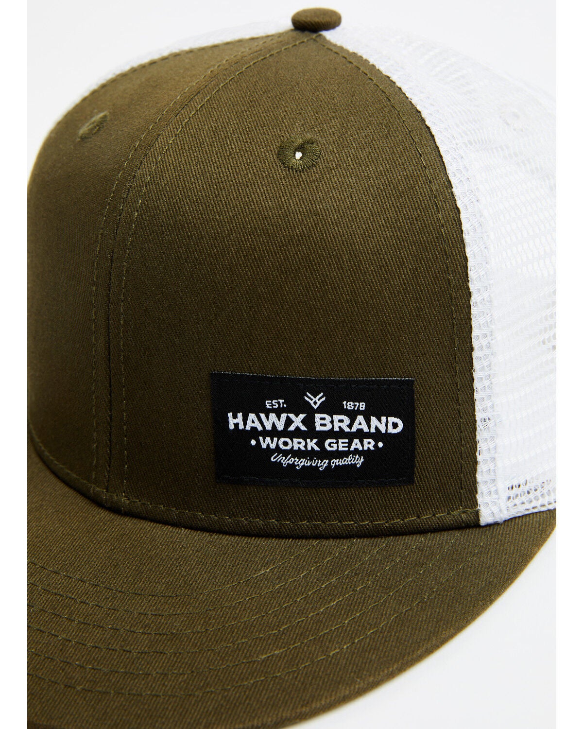 Image #2 - Hawx Men's Corner Patch Ball Cap, Olive, hi-res