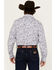 Image #4 - Cody James Men's Marston Paisley Print Long Sleeve Snap Western Shirt, Blue, hi-res