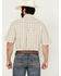Image #4 - George Strait by Wrangler Men's Plaid Print Short Sleeve Button-Down Stretch Western Shirt , Sage, hi-res