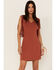 Idyllwind Women's Countrywood Jersey Fringe Dress, Pecan, hi-res