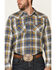 Ariat Men's Moss Alhambra Retro Plaid Print Long Sleeve Snap Western Shirt , Green, hi-res