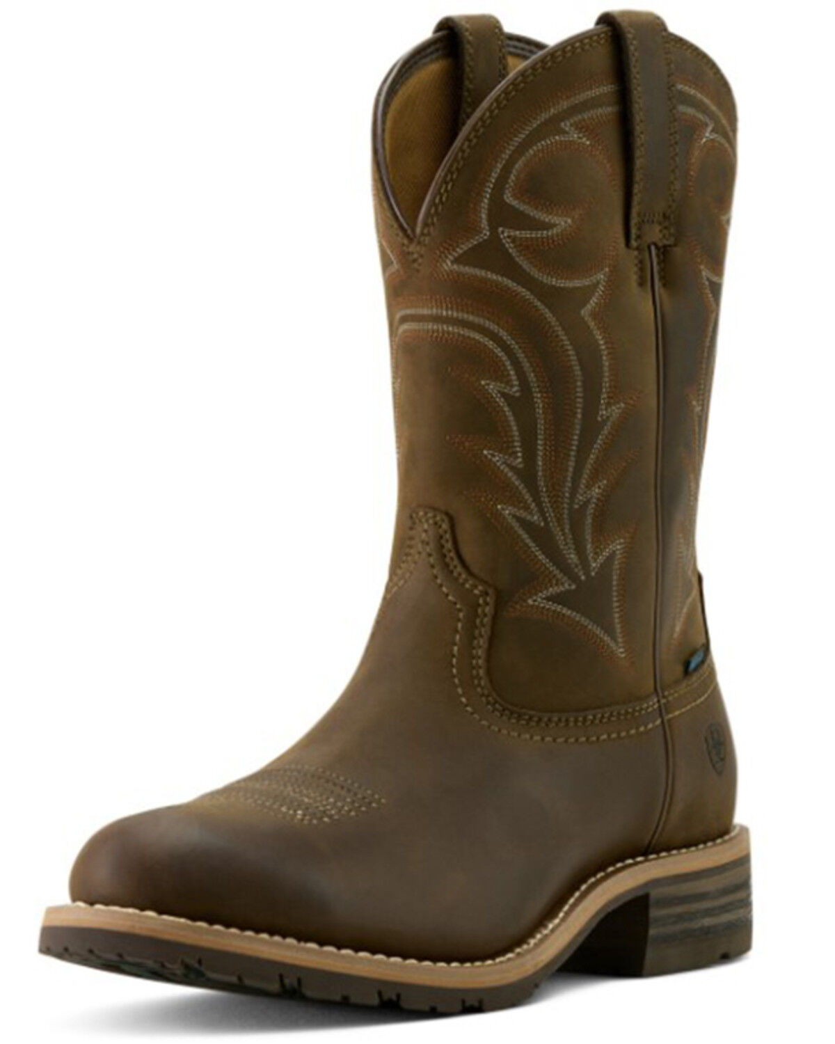 Image #2 - Ariat Men's Hybrid Rancher Waterproof Performance Western Boots - Round Toe, Brown, hi-res