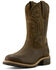 Image #2 - Ariat Men's Hybrid Rancher Waterproof Performance Western Boots - Round Toe, Brown, hi-res