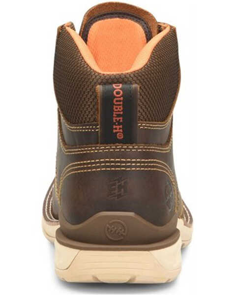 Image #4 - Double H Men's Brunel Lacer Work Boots - Composite Toe, Brown, hi-res