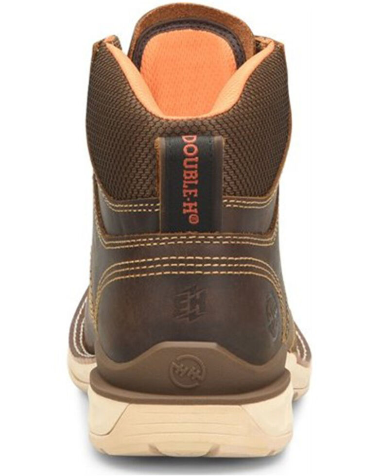 Double H Men's Brunel Lacer Work Boots - Composite Toe, Brown, hi-res