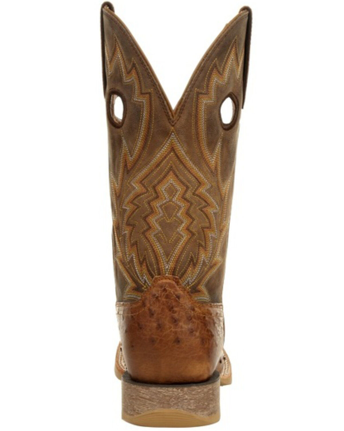Image #4 - Durango Men's Rebel Full-Quill Ostrich Western Boots - Square Toe, , hi-res