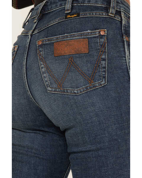 Image #3 - Wrangler Retro Women's Medium Wash High Rise Jana Flare Jeans, Blue, hi-res